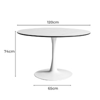 Dining Table Kitchen 6 Person White