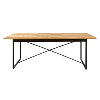 Levede Dining Table Extendable Rectangle Kitchen