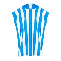 Dock & Bay Adult Poncho Hooded Towel | Cabana Collection | Bondi Blue S