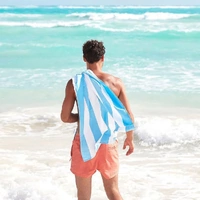 Dock & Bay Beach Towel Cabana Collection XL | Quick Dry | Tulum Blue