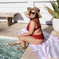 Dock & Bay Beach Towel Cabana Collection XL | Quick Dry | Lombok Lilac