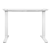  Motorised Standing Desk Frame White Dual Motor