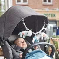  Pram Toy Deer Friends- Blue