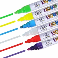  Liquid Chalk Markers- 6 Colours