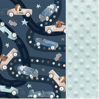  Light Blanket Large ON THE ROAD | Smoke Mint