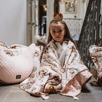  Light Blanket with Fringe - Fly Me To The Moon Nude