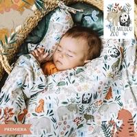  Light Blanket Large  ZOO | Khaki