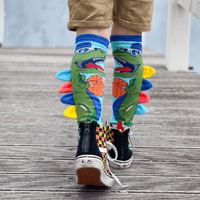  Dinosaur Socks With Spikes Kids & Adults Age 6 - 99