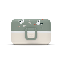 Tresor Graphic Kidss Bento Box- Green Raccoon Green Raccoon