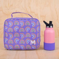 MONTII.CO Insulated Lunch Bag - Rainbows
