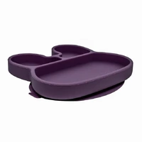  Bunny Stickie Plate Plum