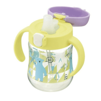Tli Straw Mug Set R blue yellow bear Pink Deer
