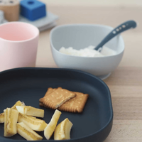  Silicone Suction Meal Set - Navy