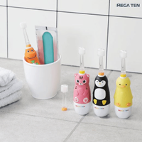  360-Degree Kids Electric Toothbrush with LED Light 1-4 Yrs Monkey