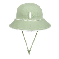 Bedhead Ponytail Bucket Hat - Khaki Ruffle L