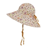 Bedhead Girls Wide- Brimmed Sun Bonnet Hat- Matilda/Maize M