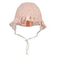 Bedhead Heritage Reversible Ruffle Bonnet Hat-Freya/Flax M