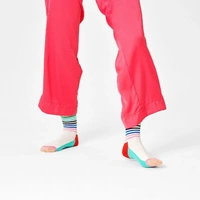  adult Half Stripe Sock Mint Blue Size 36-39