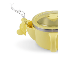  Stainless Steel Bowl 370ml Pink