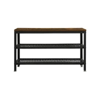  3-Tier Shoe Rack Bench Storage Cabinet 73cm