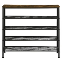  5-Tier Shoe Rack Storage Cabinet 100cm Wide