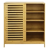 Levede Bamboo Storage Cabinet Freestanding Natural