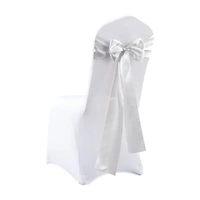 50x Satin Chair Sashes Cloth Cover Wedding