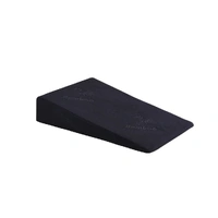 Cool Gel Memory Foam Bed Wedge Pillow With Cover Black 10