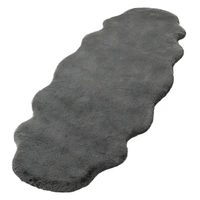 Floor Rug Area Rugs Cloud Fluffy 80X200cm Grey