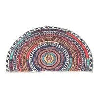  Door Mat Half Moon Semi-Circle Rug 60x90