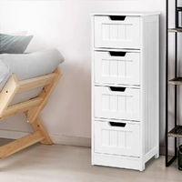4 Chest of Drawers - LEESA White