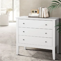 3 Chest of Drawers - BRITTANY White