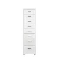  Office Cabinet 8 Drawer Drawers White