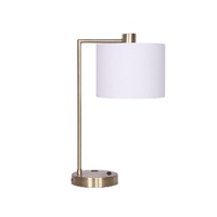 Sarantino Metal Task Lamp with USB Port