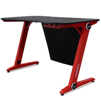 Gaming Desk 120cm PC Table Setup Computer Carbon Fiber Style