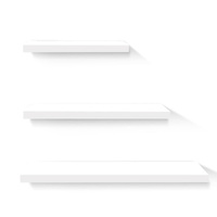 3 Piece Floating Wall Shelves