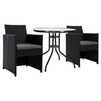 Outdoor Chairs Dining Patio Furniture Lounge Setting Wicker Garden