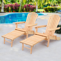 Outdoor Furniture Sun Lounge Chairs Beach Chair Recliner Adirondack Patio Garden
