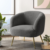 Armchair Lounge Chair Accent Chairs Arm Armchairs Sherpa Boucle