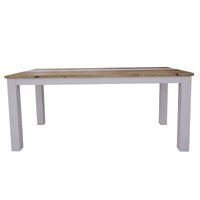 Dining Table Solid Acacia Wood Home Dinner Furniture - Multi Color