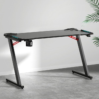 Gaming Desk Computer Desks Table Study Home Ofiice RGB LED Light