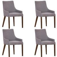Tuberose Dining Chair PU Leather Solid Acacia Timber Wood Furniture