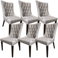 Florence  Fabric Dining Chair French Provincial Solid Timber Wood