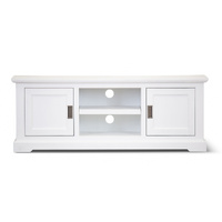 Blackwells ETU Entertainment TV Unit Door Solid Acacia Wood Coastal - White
