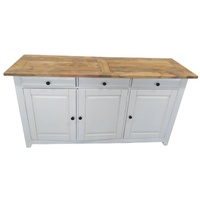 Lavasa Buffet Table Doors Drawers Solid Mango Wood Farmhouse Furniture