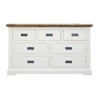 Tallboy Chest of Drawers Solid Wood Storage Cabinet - Multi Color