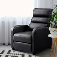 Luxury Recliner Chair Chairs Lounge Armchair Sofa Leather Cover