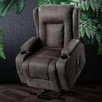 Electric Recliner Chair Lift Heated Massage Chairs Lounge Sofa Leather