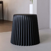 Set of 2 Cupcake Stool Plastic Stacking Bar Stools Dining Chairs Kitchen
