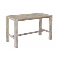 Sturdy 1.8 Metre Bar Table Brush Finish